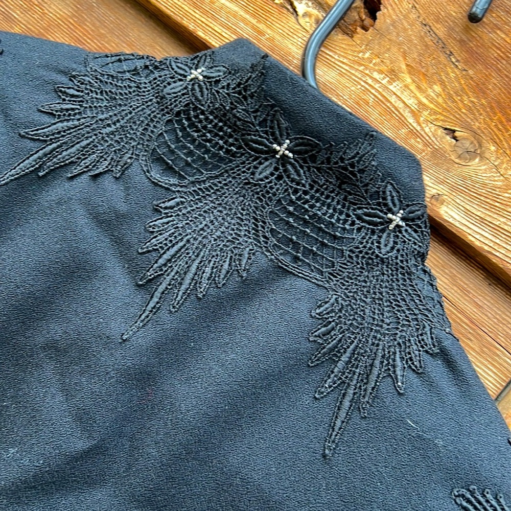Vintage Ren Ellis Western-Style Embroidered Black Jacket - Picture 12 of 13
